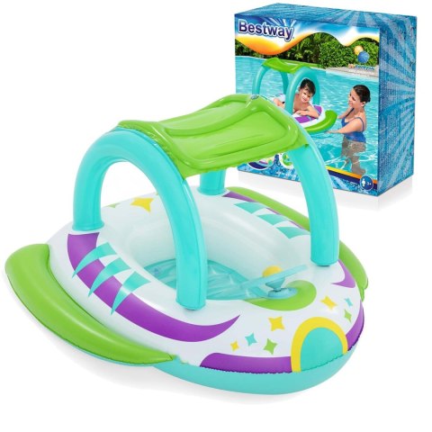 PONTON PLAŻOWY DO PŁYWANIA Z DASZKIEM 107 X 112 ĆM BESTWAY 34149 PONTON PLAŻOWY DO PŁYWANIA Z DASZKIEM 107 X 112 ĆM BESTWAY 34149
