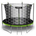 TRAMPOLINA OGRODOWA 8FT/252ĆM Z SIATKĄ WEWNĘ TRZNĄ I DRABINKĄ NEO-SPORT