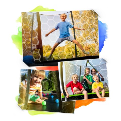 TRAMPOLINA OGRODOWA 8FT/252ĆM Z SIATKĄ WEWNĘ TRZNĄ I DRABINKĄ NEO-SPORT TRAMPOLINA OGRODOWA 8FT/252ĆM Z SIATKĄ WEWNĘ TRZNĄ I DRABINKĄ NEO-SPORT