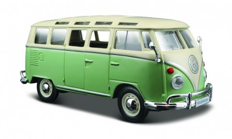 Model kompozytowy volkswagen van samba beżowo-zielony Model kompozytowy volkswagen van samba beżowo-zielony