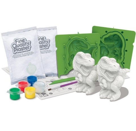 Zestaw kreatywny odlewy gipsowe - dinozaury Zestaw kreatywny odlewy gipsowe - dinozaury