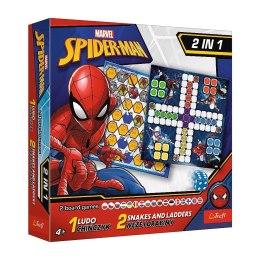 Gra 2w1 chińczyk / węże i drabiny, spider-man