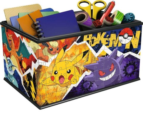 Puzzle 216 elementów 3d szkatułka pokemon Puzzle 216 elementów 3d szkatułka pokemon