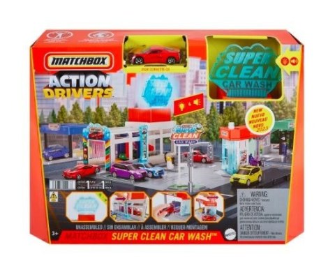 Zestaw matchbox prawdziwe przygody myjnia samochodowa Zestaw matchbox prawdziwe przygody myjnia samochodowa