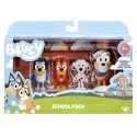 Bluey figurki 4pak szkolna paczka