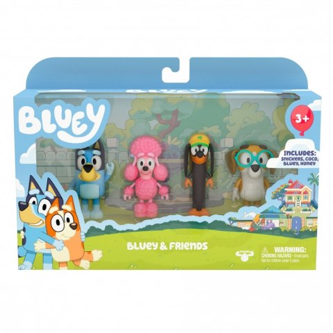 Figurki bluey 4-pak przyjaciele Figurki bluey 4-pak przyjaciele