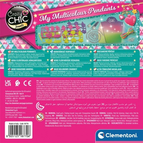 Zestaw crazy chic - kolorowe charmsy Zestaw crazy chic - kolorowe charmsy