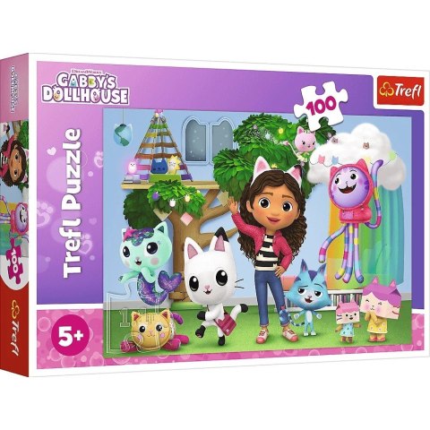 Puzzle 100 elementów koci domek gabi Puzzle 100 elementów koci domek gabi
