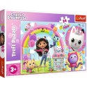 Puzzle 24 elementy maxi wesoła gabi koci domek gabi