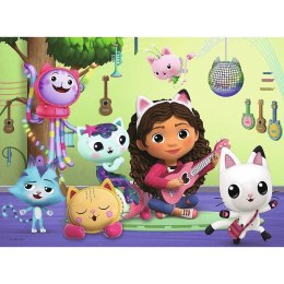 Puzzle 30 elementów gabi i jej uroczy domek, koci domek gabi