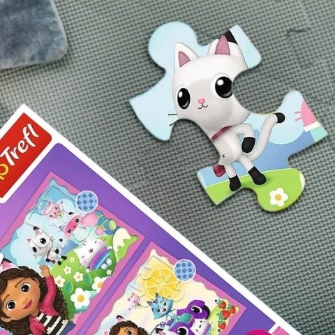 Puzzle 4w1 przygody gabi koci domek gabi Puzzle 4w1 przygody gabi koci domek gabi