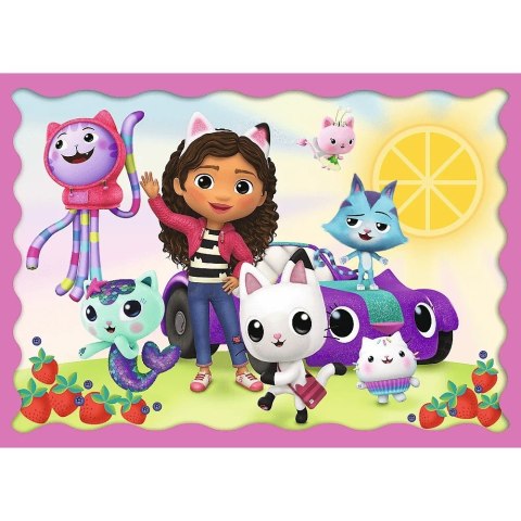 Puzzle 4w1 przygody gabi koci domek gabi Puzzle 4w1 przygody gabi koci domek gabi