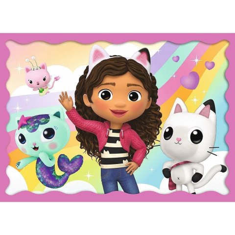 Puzzle 4w1 przygody gabi koci domek gabi Puzzle 4w1 przygody gabi koci domek gabi