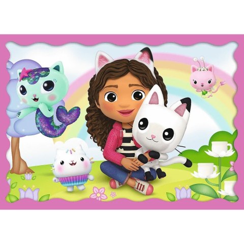 Puzzle 4w1 przygody gabi koci domek gabi Puzzle 4w1 przygody gabi koci domek gabi