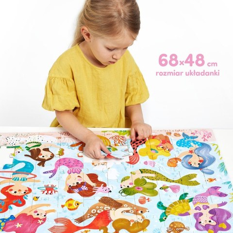 Puzzle 60 elementów magiczne puzzle - syrenki Puzzle 60 elementów magiczne puzzle - syrenki