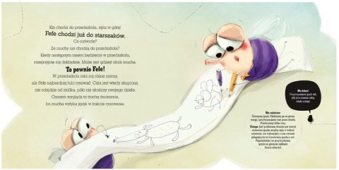 Książeczka z muchą na luzie ćwiczymy buzie Książeczka z muchą na luzie ćwiczymy buzie