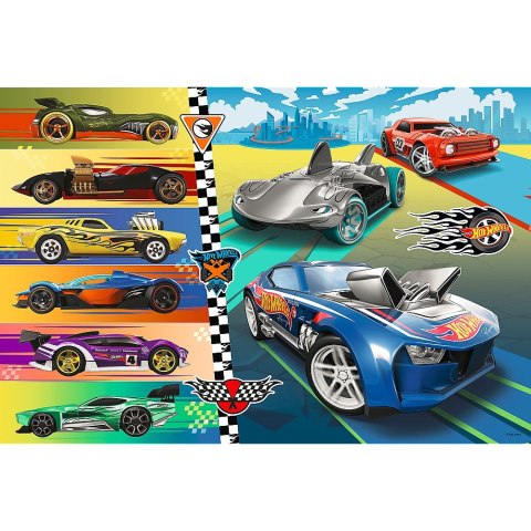 Puzzle 24 elementy maxi szybkie samochody hot wheels Puzzle 24 elementy maxi szybkie samochody hot wheels