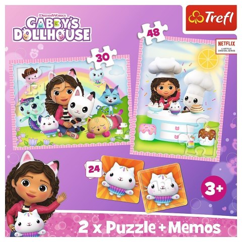Puzzle 2w1 memos gabi z kocim przyjacielem gabbys dollhouse Puzzle 2w1 memos gabi z kocim przyjacielem gabbys dollhouse