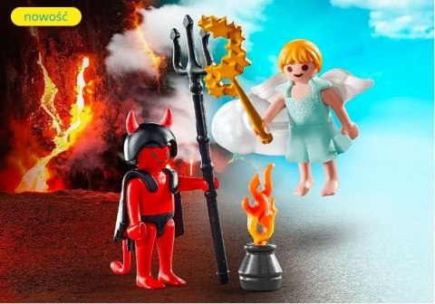 Zestaw z figurkami special plus 71170 aniołek i diabełek Zestaw z figurkami special plus 71170 aniołek i diabełek
