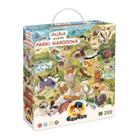 Puzzle dzikie puzzle - parki narodowe 200 elementów