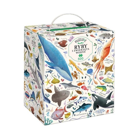 Puzzle puzzlove ryby i zwierzęta wodne 500 elementów Puzzle puzzlove ryby i zwierzęta wodne 500 elementów