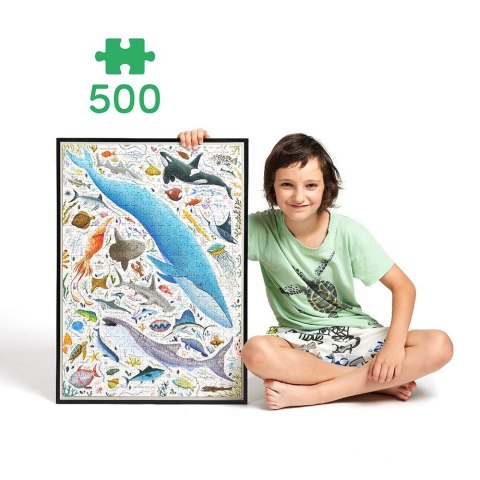 Puzzle puzzlove ryby i zwierzęta wodne 500 elementów Puzzle puzzlove ryby i zwierzęta wodne 500 elementów
