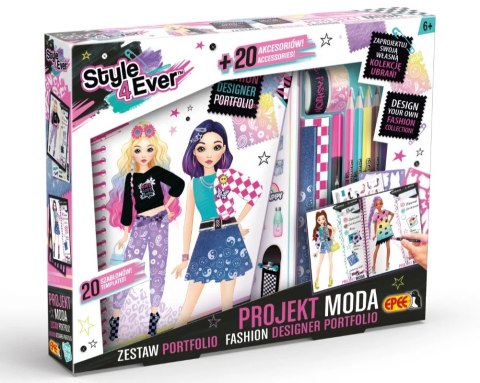 Zestaw kreatywny projekt moda portfolio Zestaw kreatywny projekt moda portfolio