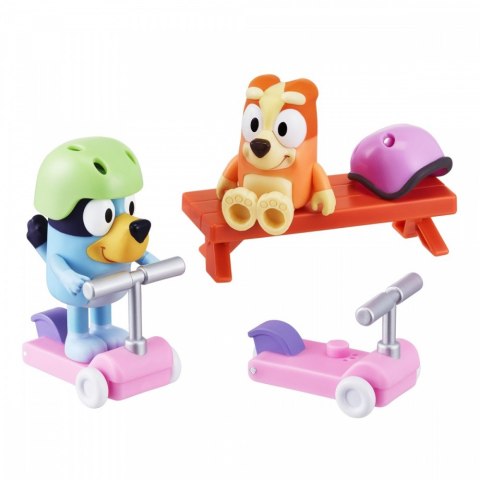 Bluey zestaw jazda na hulajnodze Bluey zestaw jazda na hulajnodze