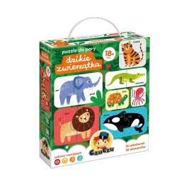 Puzzle do pary - dzikie zwierzęta