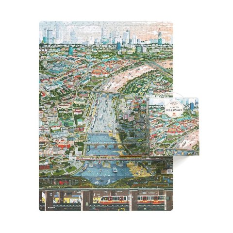 Puzzle puzzlove miasto warszawa 1000 elementów Puzzle puzzlove miasto warszawa 1000 elementów