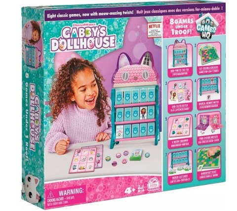 Zestaw gier koci domek gabi: 8 gier w 1 Zestaw gier koci domek gabi: 8 gier w 1
