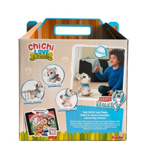 Maskotka interaktywna chichi love happy husky Maskotka interaktywna chichi love happy husky