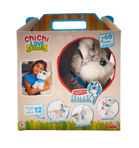 Maskotka interaktywna chichi love happy husky Maskotka interaktywna chichi love happy husky