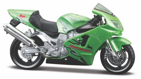 Model metalowy motocykl kawasaki ninja zr-12r 1/18 z podstawką Model metalowy motocykl kawasaki ninja zr-12r 1/18 z podstawką