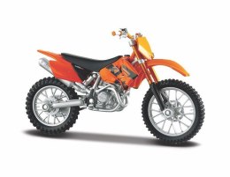 Model metalowy motocykl ktm 525sx 1/18 z podstawką