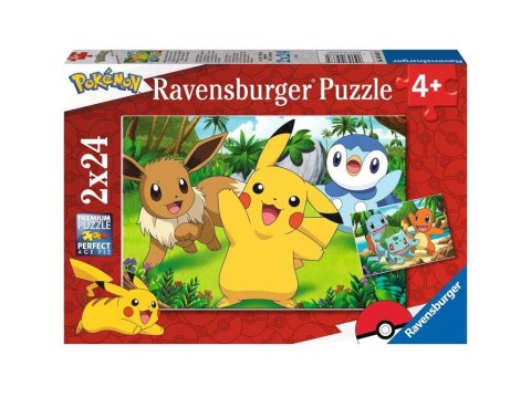 Puzzle 2x24 elementy pokemon Puzzle 2x24 elementy pokemon