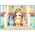 Puzzle 4w1 bluey i świat