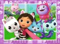 Puzzle 4w1 koci domek gabi 12/16/20/24 elementy