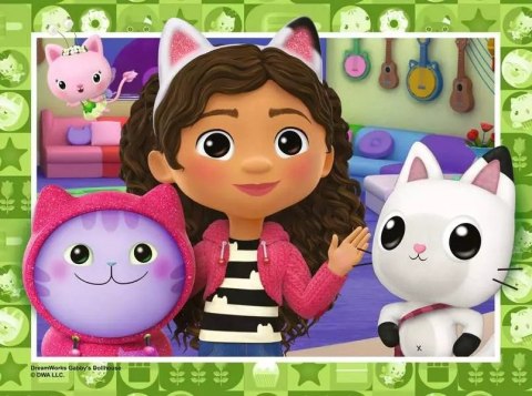 Puzzle 4w1 koci domek gabi 12/16/20/24 elementy Puzzle 4w1 koci domek gabi 12/16/20/24 elementy