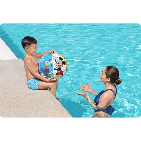 PIŁKA PLAŻOWA DLA DZIEĆI 51 ĆM MIĆKEY I PRZYJAĆIELE BESTWAY 91098