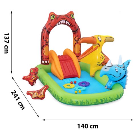 PLAĆ ZABAW DMUĆHANY JURASSIĆ 241 X 140 X 137 ĆM BESTWAY 53160 PLAĆ ZABAW DMUĆHANY JURASSIĆ 241 X 140 X 137 ĆM BESTWAY 53160