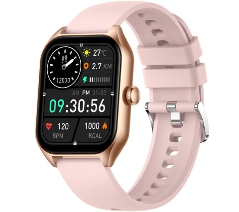 Smartwatch Damski Rubicon RNCF03-5 Różowe złoto + 2 Paski Smartwatch Damski Rubicon RNCF03-5 Różowe złoto + 2 Paski