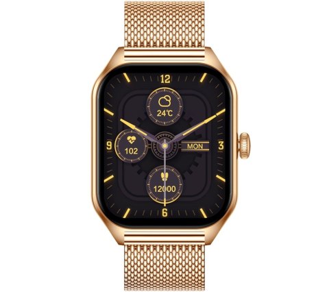 Smartwatch Damski Rubicon RNCF03-5 Różowe złoto + 2 Paski Smartwatch Damski Rubicon RNCF03-5 Różowe złoto + 2 Paski