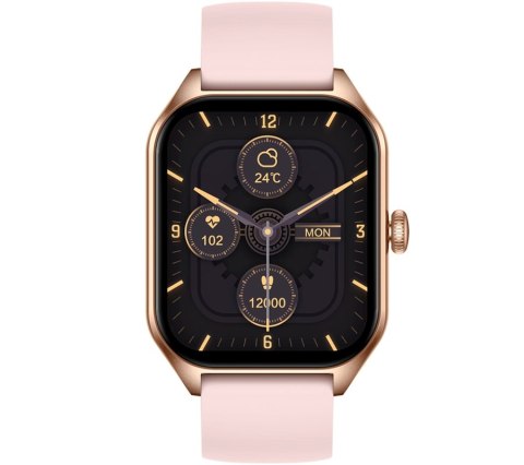 Smartwatch Damski Rubicon RNCF03-5 Różowe złoto + 2 Paski Smartwatch Damski Rubicon RNCF03-5 Różowe złoto + 2 Paski