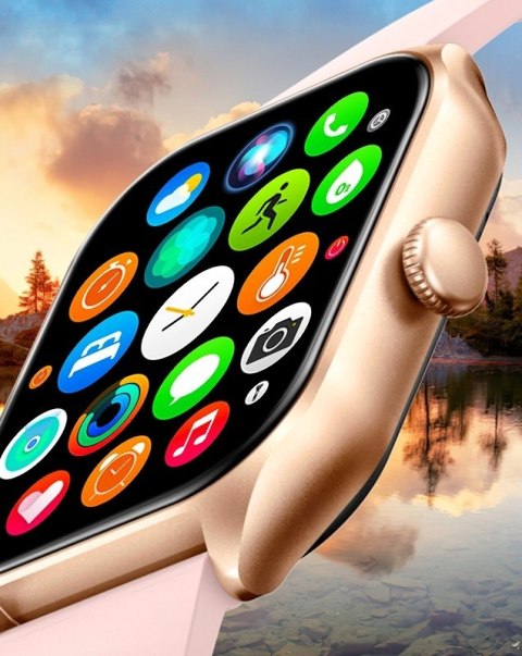 Smartwatch Damski Rubicon RNCF03-5 Różowe złoto + 2 Paski Smartwatch Damski Rubicon RNCF03-5 Różowe złoto + 2 Paski