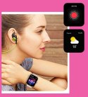 Smartwatch Damski Rubicon RNCF03-5 Różowe złoto + 2 Paski