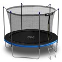 TRAMPOLINA OGRODOWA 10FT/312ĆM Z SIATKĄ WEWNĘ TRZNĄ I DRABINKĄ NEO-SPORT