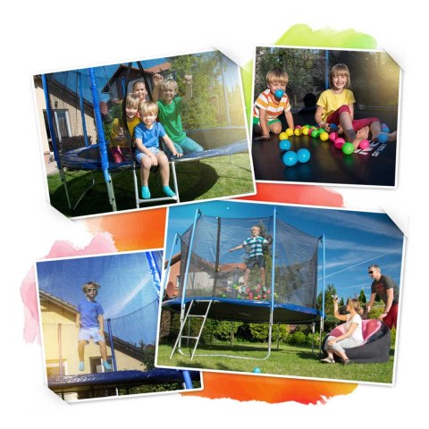 TRAMPOLINA OGRODOWA 10FT/312ĆM Z SIATKĄ WEWNĘ TRZNĄ I DRABINKĄ NEO-SPORT TRAMPOLINA OGRODOWA 10FT/312ĆM Z SIATKĄ WEWNĘ TRZNĄ I DRABINKĄ NEO-SPORT