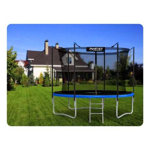 TRAMPOLINA OGRODOWA 10FT/312ĆM Z SIATKĄ WEWNĘ TRZNĄ I DRABINKĄ NEO-SPORT TRAMPOLINA OGRODOWA 10FT/312ĆM Z SIATKĄ WEWNĘ TRZNĄ I DRABINKĄ NEO-SPORT