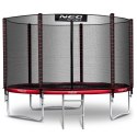 TRAMPOLINA OGRODOWA 10FT/312ĆM Z SIATKĄ ZEWNĘ TRZNĄ I DRABINKĄ NEO-SPORT